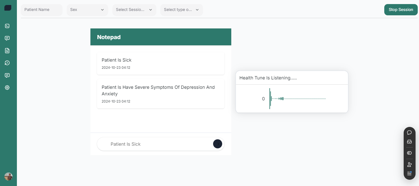 HealthTune AI Medical Documentation Demo Video - See how our AI transforms medical consultations into structured clinical notes